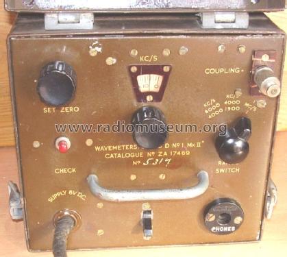 Wavemeter Class D No 1, Mk II ZA17469; MILITARY U.K. (ID = 414872) Equipment