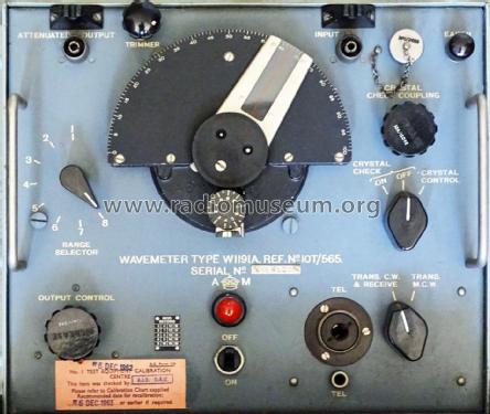 wavemeter W1191A; MILITARY U.K. (ID = 2299020) Military