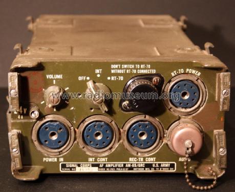 AF amplifier AM-65/GRC; MILITARY U.S. (ID = 1959252) Militaire