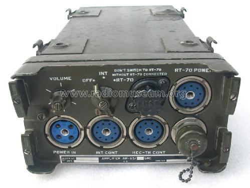 AF amplifier AM-65/GRC; MILITARY U.S. (ID = 1973714) Militaire