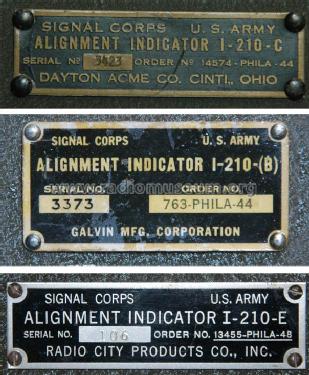 Alignment Indicator I-210; MILITARY U.S. (ID = 1189865) Militaire