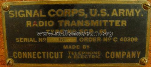 Airplane Radio Telegraph Xmitter SCR-65; Connecticut (ID = 2253124) Mil Tr