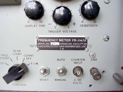 Frequency Meter FR-114U; MILITARY U.S. (ID = 1135298) Equipment