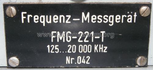Frequenz-Messgerät FMG-221-T; STEG Staatliche (ID = 1696644) Equipment