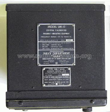 Heterodyne Frequency Meter CKB-74028; MILITARY U.S. (ID = 759806) Equipment