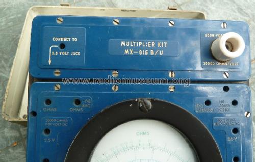 Multimeter TS-352A/U, ME-9E/U, MX-815A/U; MILITARY U.S. (ID = 1312931) Equipment