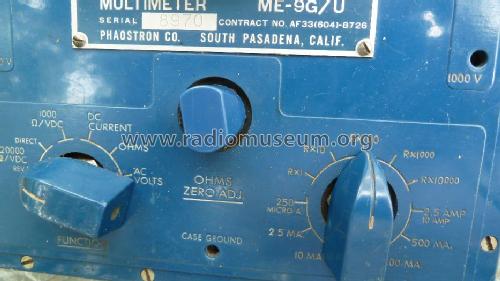 Multimeter TS-352A/U, ME-9E/U, MX-815A/U; MILITARY U.S. (ID = 1312937) Equipment
