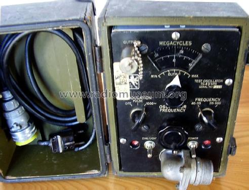 Oscillator, Frequency TS-47/APR; MILITARY U.S. (ID = 2340688) Equipment