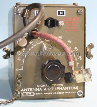 Phantom Antenna A-27; MILITARY U.S. (ID = 2139095) Antenny