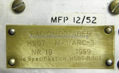 R-77B/ARC-3 Receiver for ARC-3 VHF Radio R-77B/ARC-3; MILITARY U.S. (ID = 1437239) Mil Re