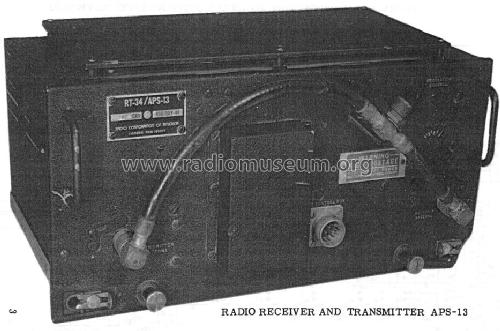 Radio Receiver and Transmitter APS-13; MILITARY U.S. (ID = 1648101) Mil TRX