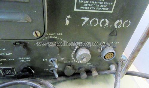 Radio Receiver R-48/TRC-8; MILITARY U.S. (ID = 2831718) Mil Re