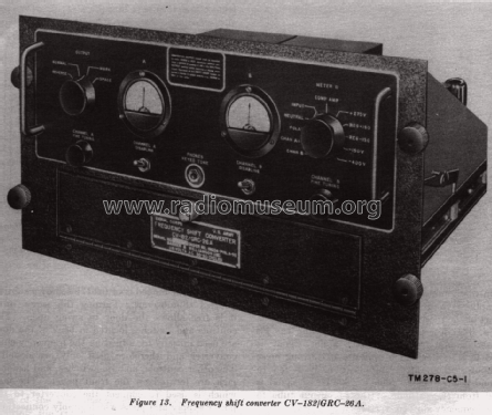 Radio Set AN/GRC-26; MILITARY U.S. (ID = 2953782) Mil TRX