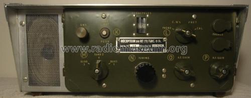 Receiver-Transmitter RT-77/GRC-9; MILITARY U.S. (ID = 2160953) Mil TRX
