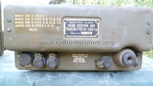 SCR-300 BC-1000; MILITARY U.S. (ID = 1313637) Mil TRX