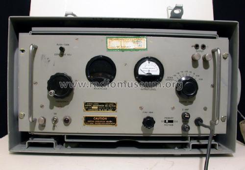 Signal Generator SG-15A/PCM; MILITARY U.S. (ID = 1087490) Military