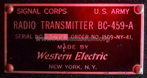 Transmitter T-22/ARC-5; MILITARY U.S. (ID = 1597998) Mil Tr