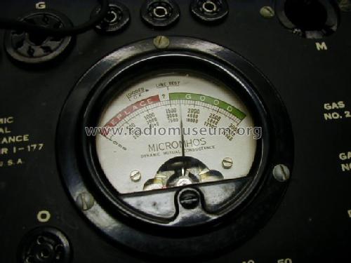 Tube Tester I-177; MILITARY U.S. (ID = 391887) Equipment