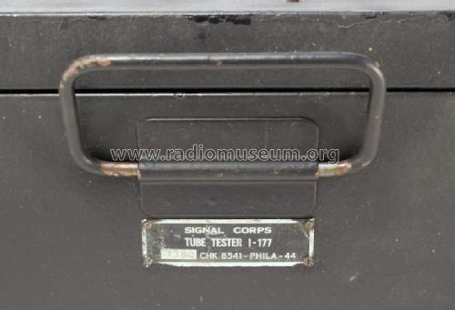 Tube Tester I-177; MILITARY U.S. (ID = 703656) Equipment