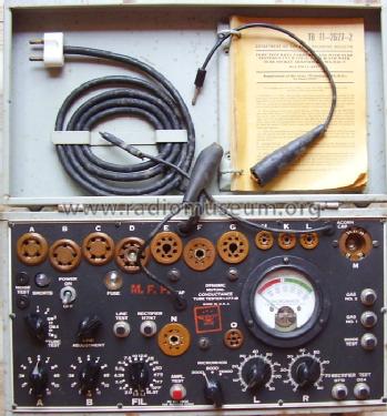 Tube Tester I-177-B; MILITARY U.S. (ID = 619117) Ausrüstung