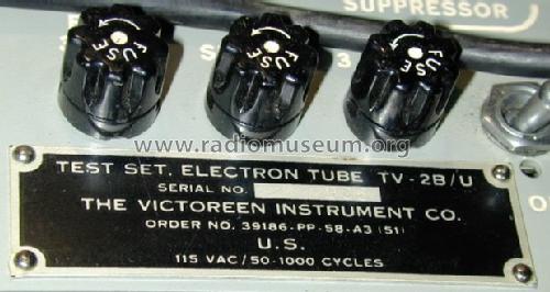 Tube Tester TV-2 B/U ; MILITARY U.S. (ID = 781343) Military