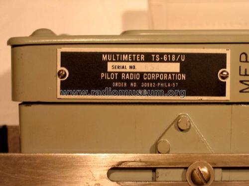 Vacuum Tube Voltmeter TS-618/U; MILITARY U.S. (ID = 135897) Equipment