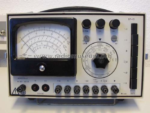 Transistorvoltmeter V7-13 {В7-13}; MILITARY USSR (ID = 1721257) Equipment