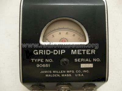 Grid Dip Meter 90651; James Millen Mfg. Co (ID = 823642) Equipment