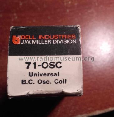 Universal Broadcast Band Oscillator Coil 71-OSC; Miller, J.W.; Los (ID = 2097236) Radio part