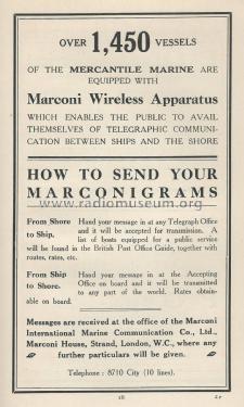 Marine Spark Key ; MIM, Marconi (ID = 1987343) Morse+TTY