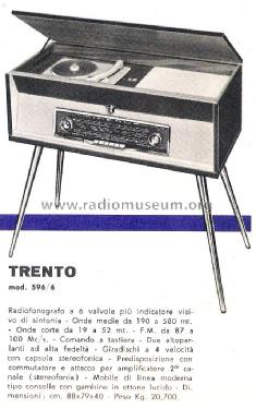 Trento 596/6; Minerva Ital-Minerva (ID = 2049202) Radio