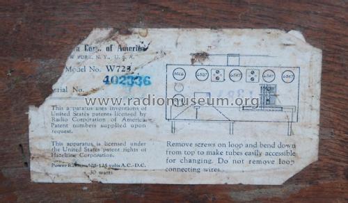 W-725 ; Minerva Radio Co. (ID = 1951864) Radio