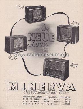 407W; Minerva-Radio (ID = 1933816) Radio