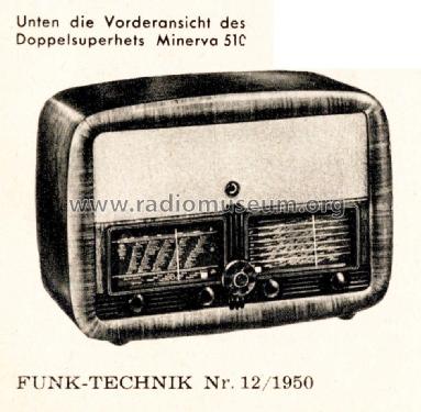 510W; Minerva-Radio (ID = 2650722) Radio
