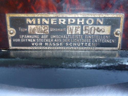 Minerphon MW2; Minerva-Radio (ID = 2012487) Radio