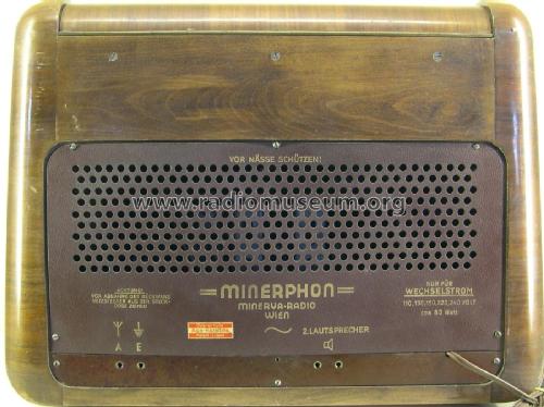 Minerphon U; Minerva-Radio (ID = 1804542) Radio