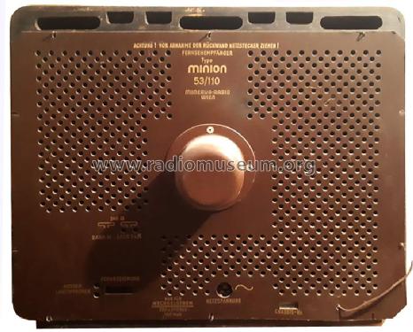 Minion 53/110; Minerva-Radio (ID = 2709633) Television