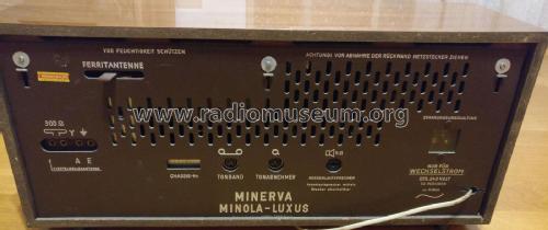 Minola Luxus 674; Minerva-Radio (ID = 2790272) Radio