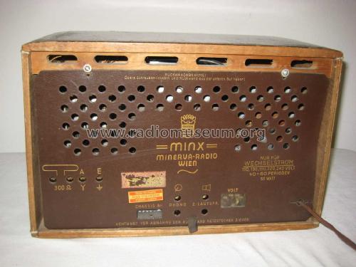 Minx 553W; Minerva-Radio (ID = 2141979) Radio