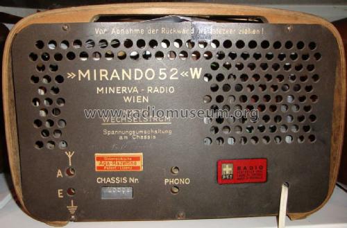 Mirando 52W 514L; Minerva-Radio (ID = 2000535) Radio