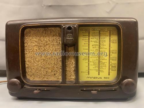 Miraphon 500U; Minerva-Radio (ID = 2645725) Radio