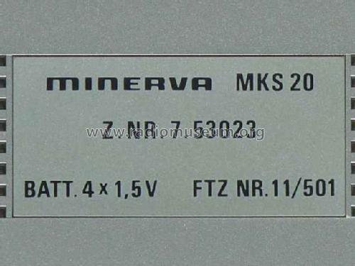 MKS 20; Minerva-Radio (ID = 2370223) Radio