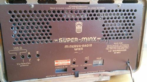 Super Minx 573W; Minerva-Radio (ID = 2313430) Radio