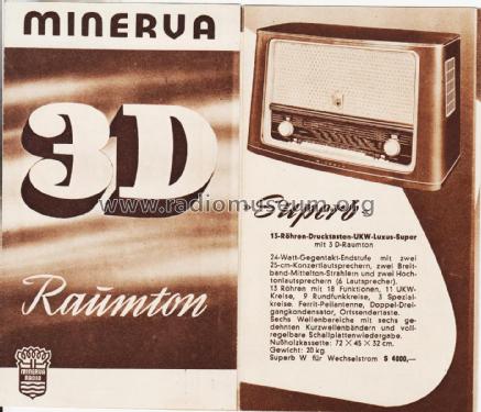 Superb 3D 549W; Minerva-Radio (ID = 2947230) Radio