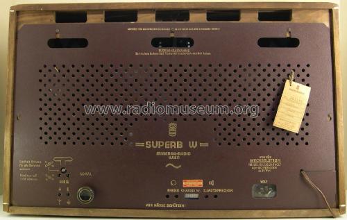 Superb W 549W; Minerva-Radio (ID = 1820265) Radio