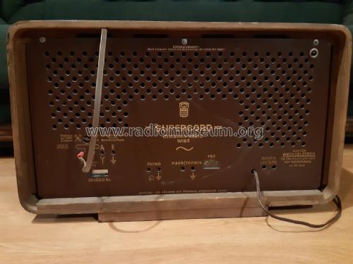 Supercord 576W; Minerva-Radio (ID = 2448117) Radio