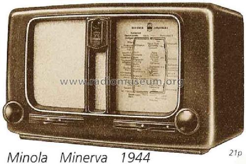 Minola III mit UY1N; Minerva Schweiz (ID = 711454) Radio