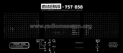 757/858; Minerva Radio; Paris (ID = 1408386) Radio