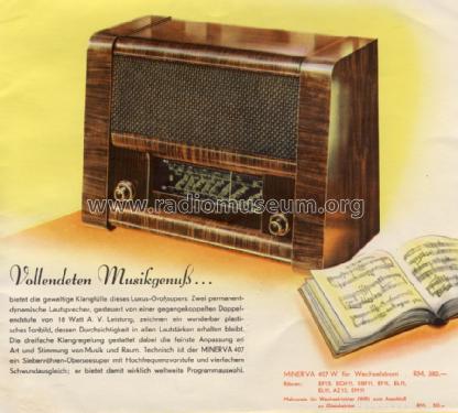 407W; Minerva-Radio (ID = 1270880) Radio