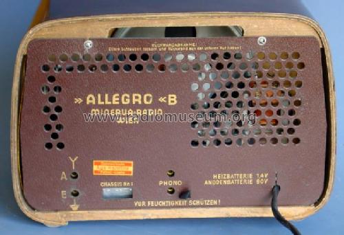 Allegro 534B; Minerva-Radio (ID = 452858) Radio